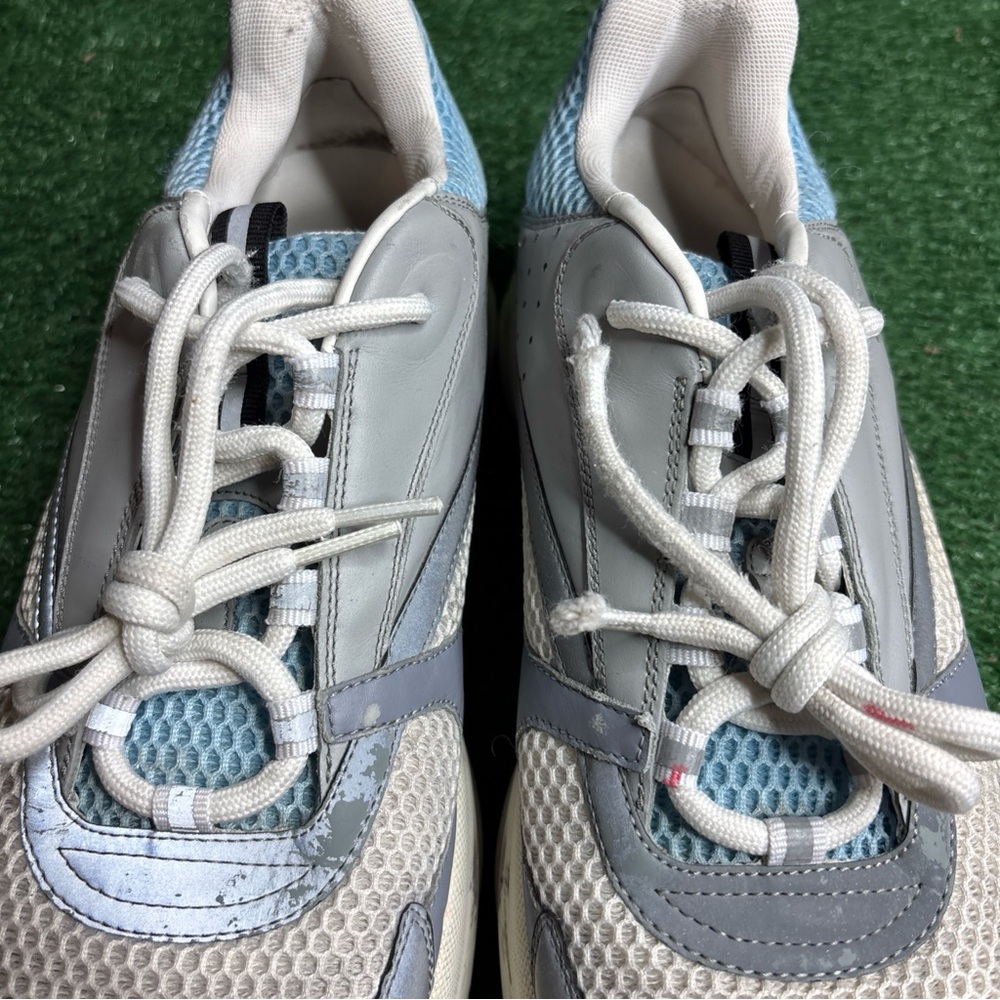 Size 46 / US 13 - Dior B22 Reflective Trainer White Blue White Gray - Picture 13 of 16